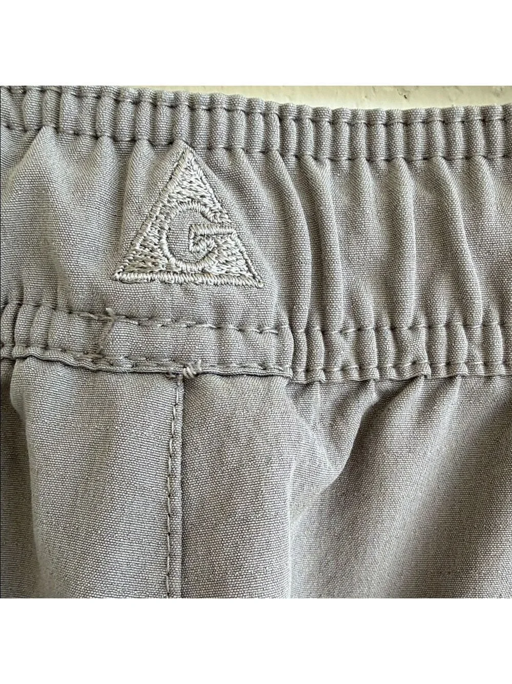 Gerry Men's Gray 4-Way Stretch, Elastic Waistband Lightweight Trail Short Sz XXL